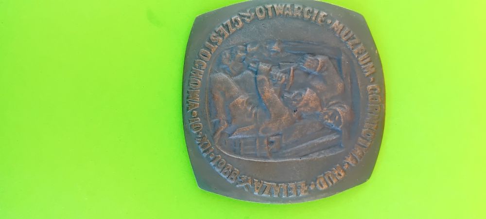 Medal Otwarcja Mueum Gornictwa żelaza Częstochowa 1967 PRL górnictwo