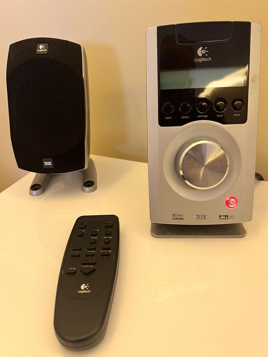 Logitech Z-5500 5.1 THX completo + suportes + caixa original