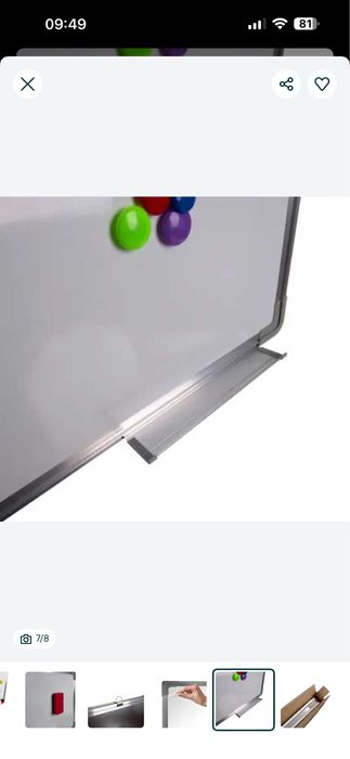 Магнітно -маркерна дошка, офісна дошка, дошка для презентацій