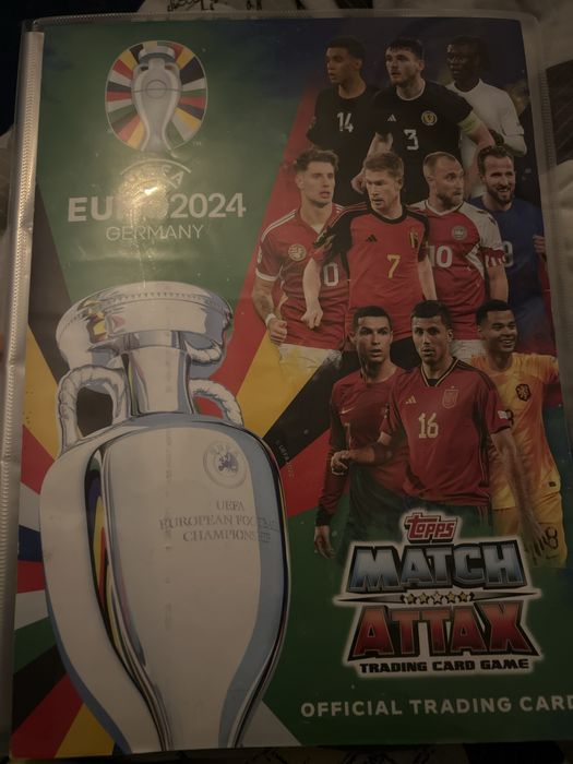 Cartas do Euro 2024 Topps match attax