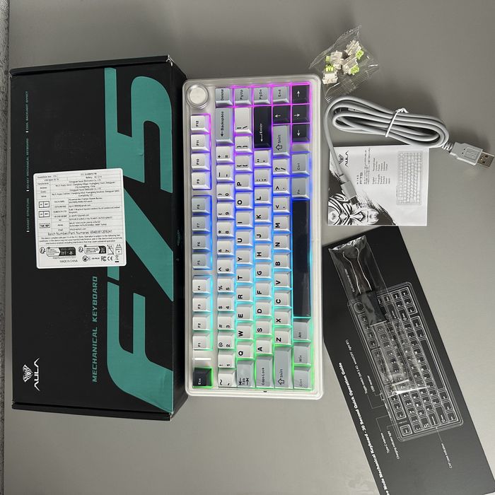 ‼️Механічна клавіатура AULA F75 Pro (2,4\Bluetooth\USB)‼️