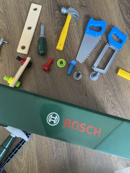 Zestaw majsterkowicza narzędzia praca zabawka Bosy