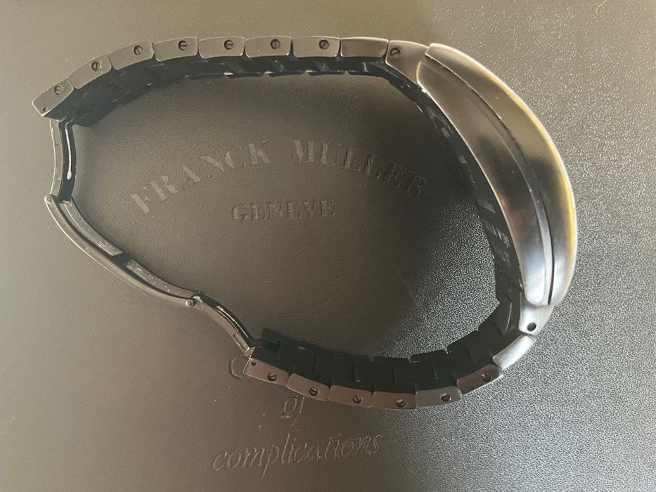 Relógio Franck Mueller Vanguard V45 SC DT titânio, como novo e com 3 braceletes