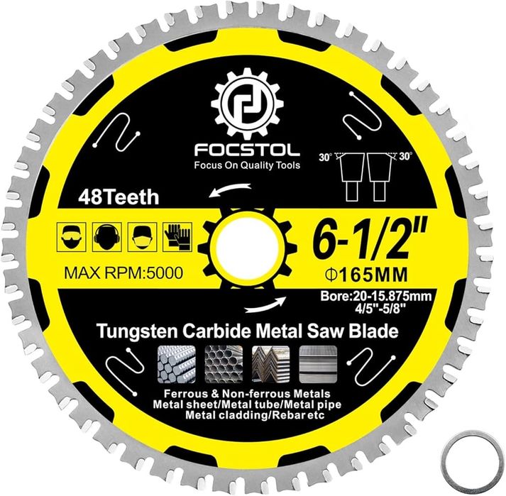 FOCSTOL Tarcza do cięcia metalu, średnica 165mm