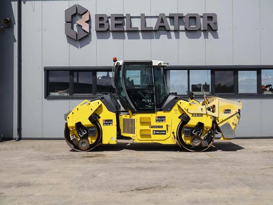 Hamm HD+ 90i VV-S  Walec drogowy z rozsypywaczem, dzielone bębny, niski przebieg, TESAB