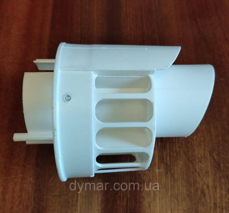 Наконечник для горизонтальних коаксіальних димоходів діаметром 60/100