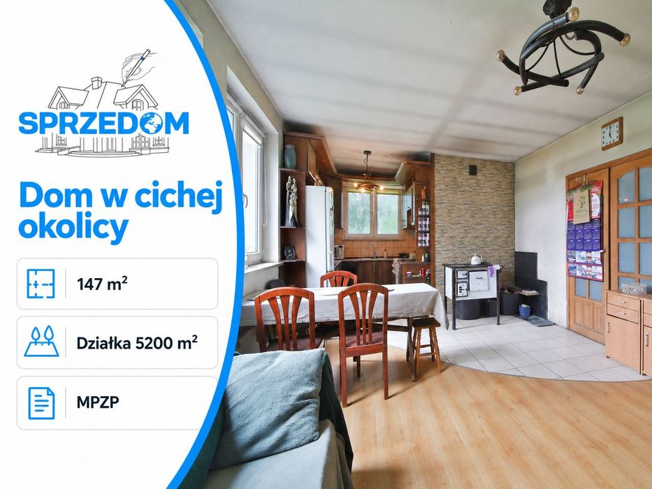 Dom 147m²✮działka 5200 m²✮Lasy✮Cisza i spokój✮