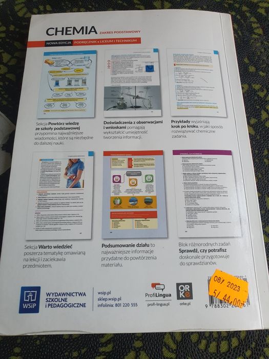 Chemia 1 liceum technikum