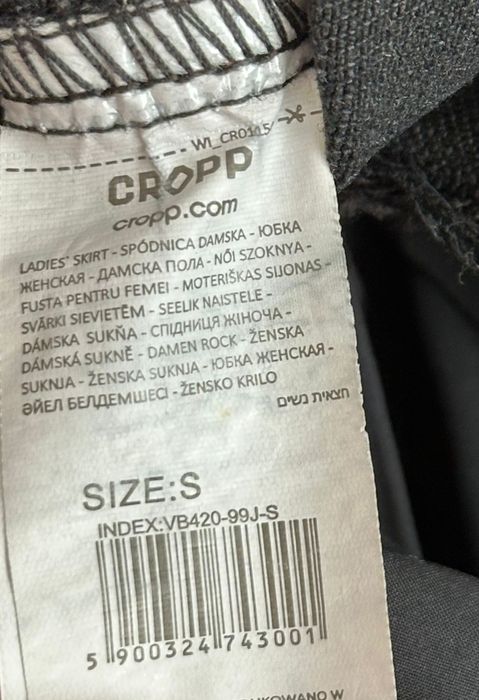 Cropp czarna sukienka jeansowa r. S
