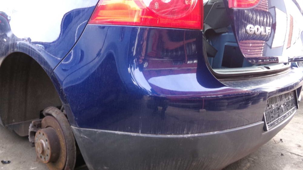 Maj66 Zderzak tylny volkswagen golf V 5 3D granatowy LD5Q wysyłka