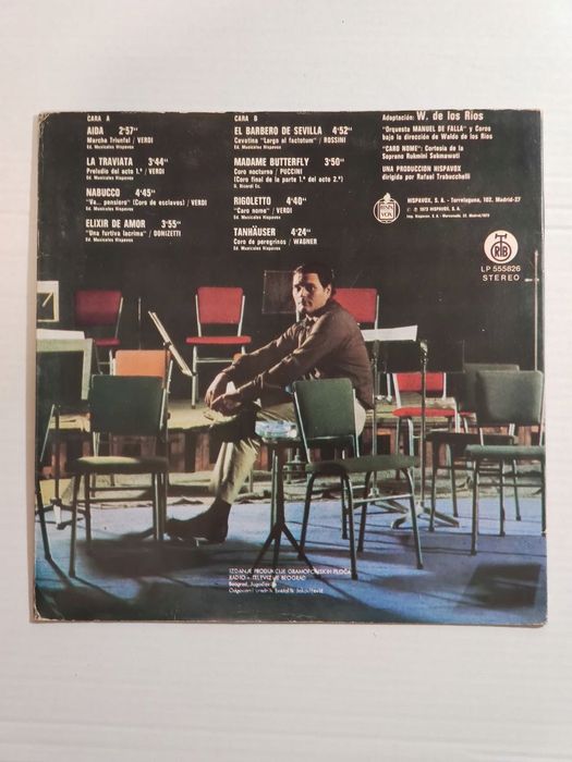 Waldo De Los Rios – Operas. 1974 Jugosławia. VG+