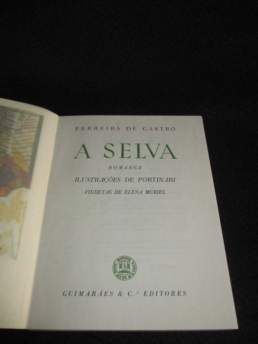 Livro A Selva Ferreira de Castro Ilustrações de Portinari Numerado