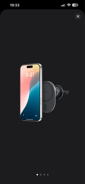Suporte Telemovel para AUTOMOVEL , novo, com fatura da Apple