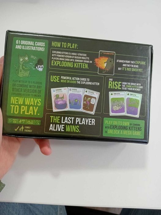 Exploding Kittens - Versão Zombie Kittens