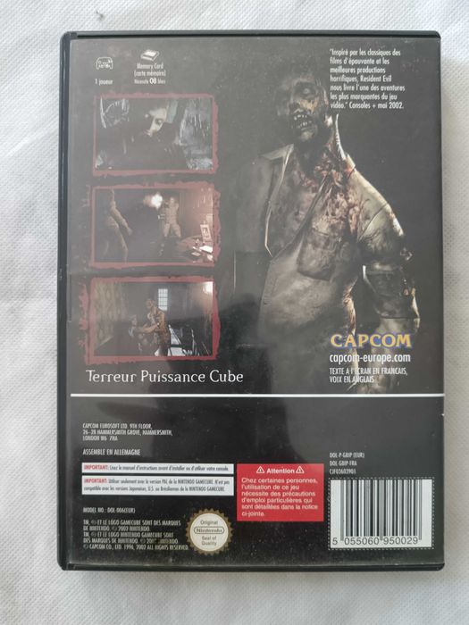 Resident Evil [Nintendo GameCube, 2002] Complete - French Version