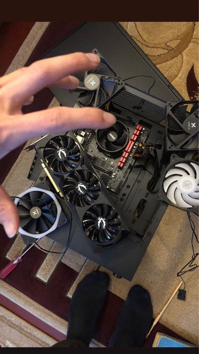 Ігровий пк, Ryzen 5 5500, RTX 2080, 24 3200Mhz, 512 ssd