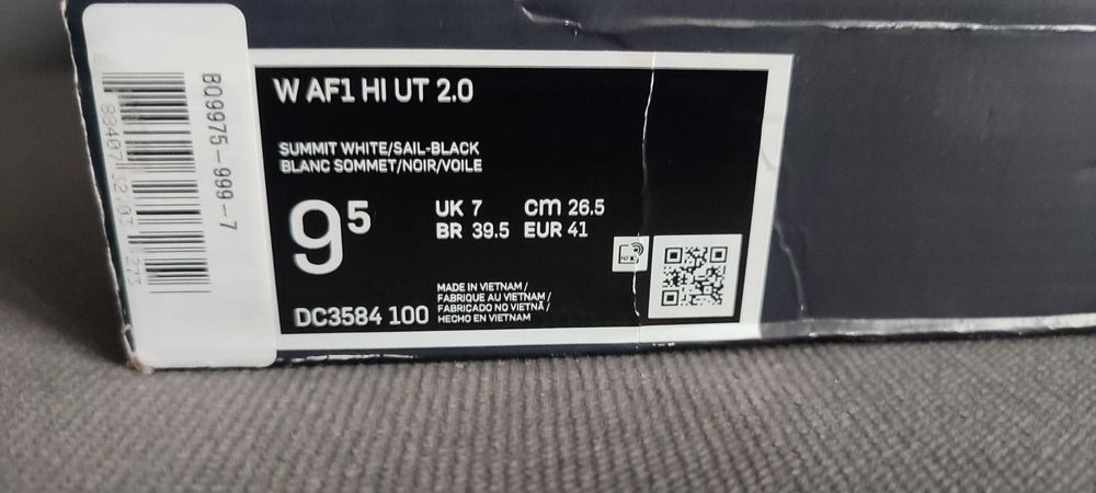 Buty Nike W Af1 hi ut 2.0 roz 41