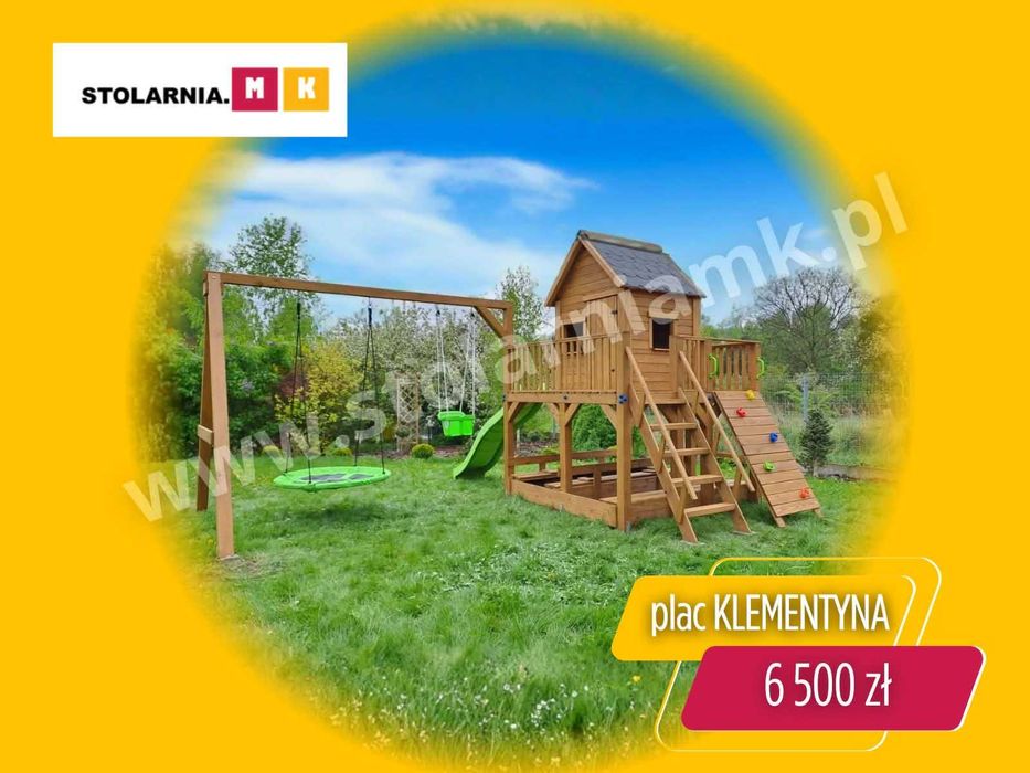Hit sezonu! Plac zabaw Klementyna w super cenie.