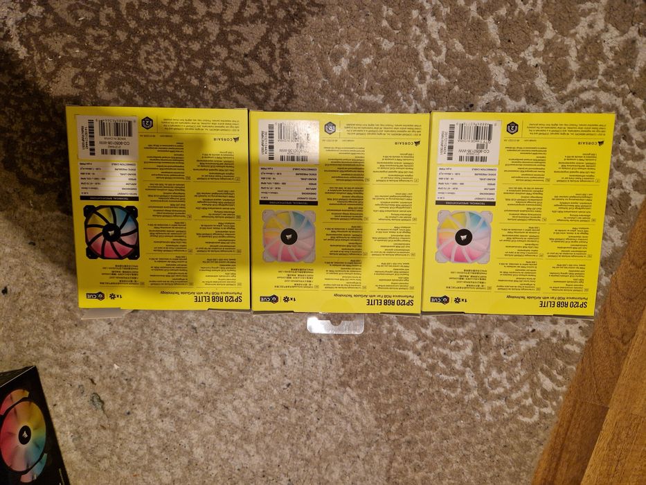 Wentylatory Corsair iCUE SP120 RGB ELITE Performance 120 mm PWM 6 SZT.