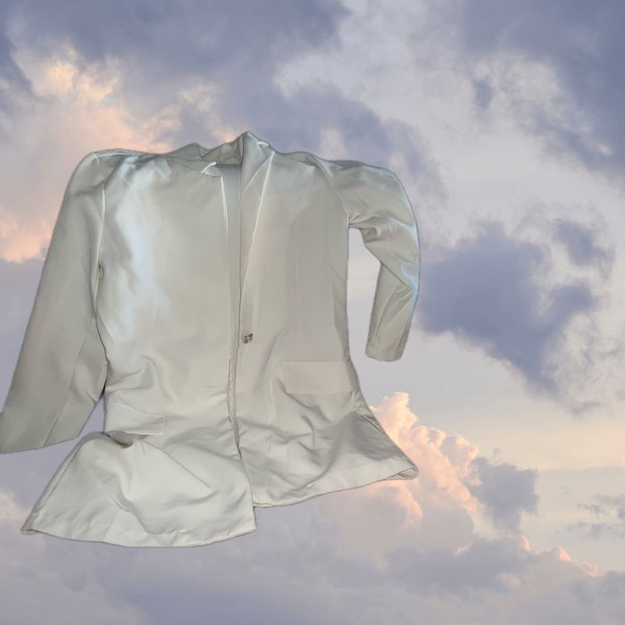 Blazer branco elegante