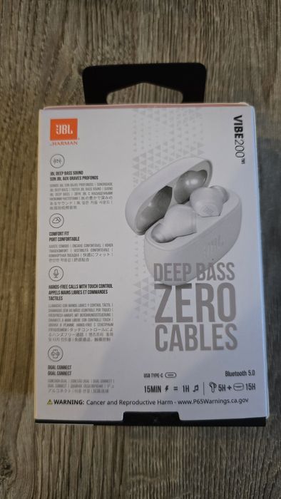 Słuchawki bezprzewodowe JBL VIBE200 TWS