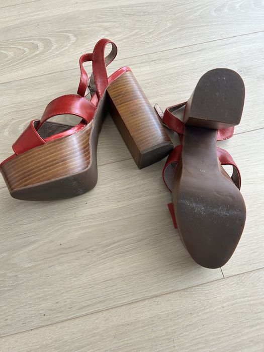 Sandały na obcasie Jeffrey Campbell 40 na platformie