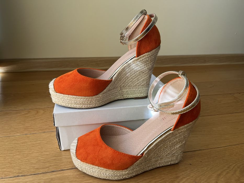 Espadryle na koturnie rozm. 39