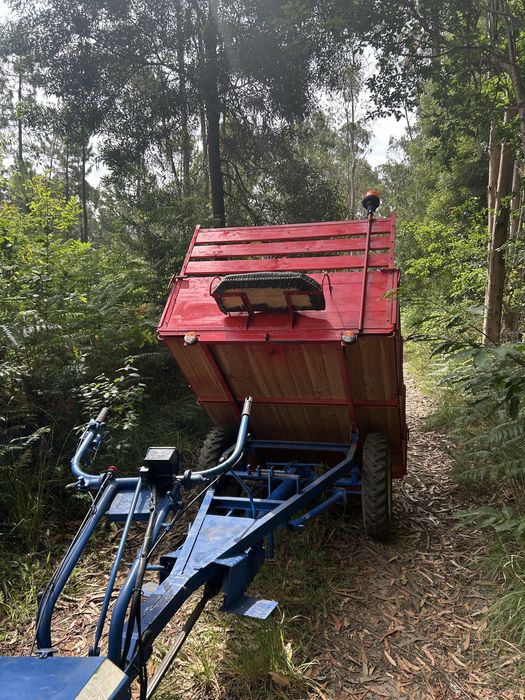 Motocultivadora NIBBI com reboque.