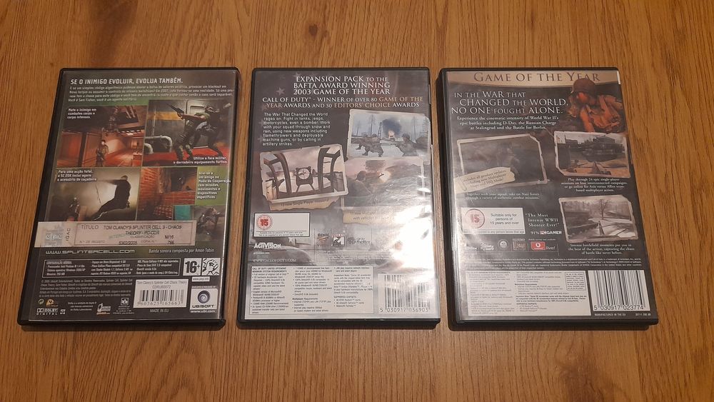 PC jogos para coleção