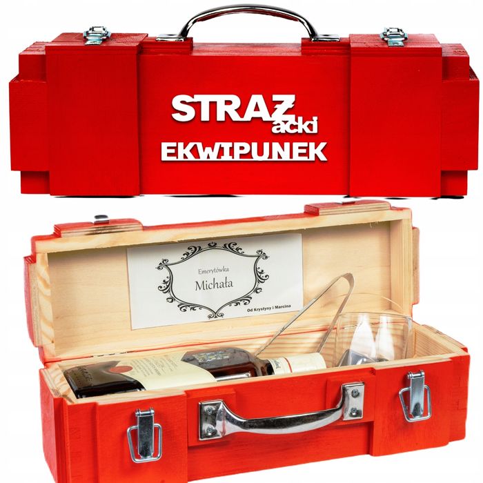 Skrzynka Strażacki EKWIPUNEK - Prezent dla Prawdziwego Bohatera!