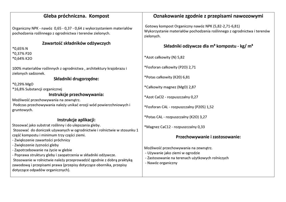 Kompost ogrodniczy Bio. Skoncentrowany. Naturalny. Ziemia próchnicza.