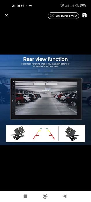 Radio TOP 2DIN com android e GPS