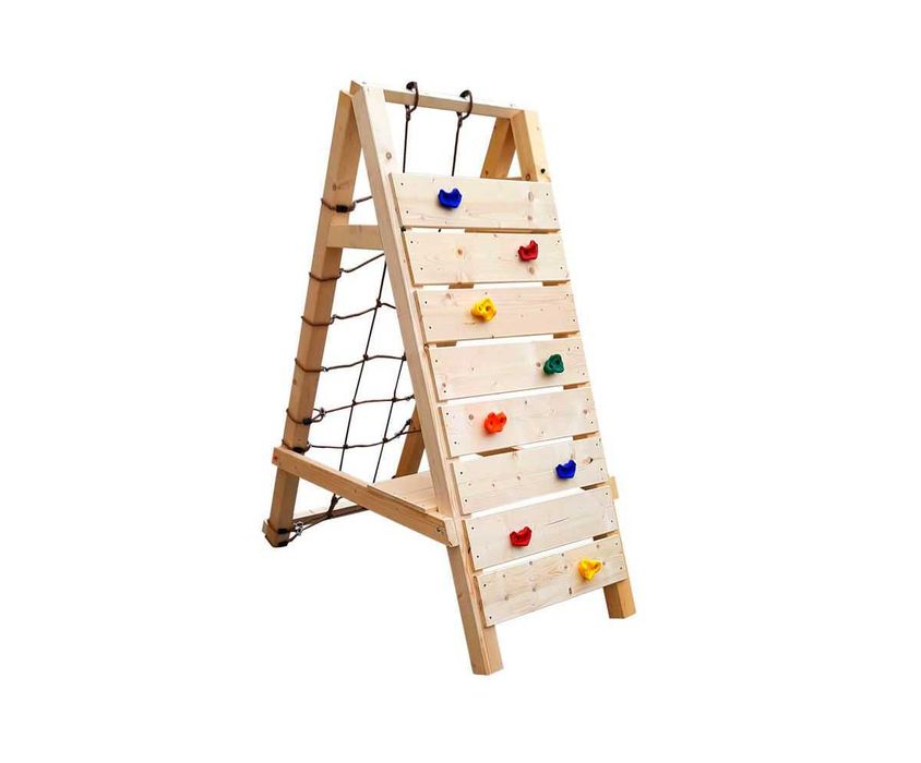 Plac Zabaw do Ogrodu ŚciankaMEGA2.0 Drewno Konstrukcyjne CERTYFIKOWANE