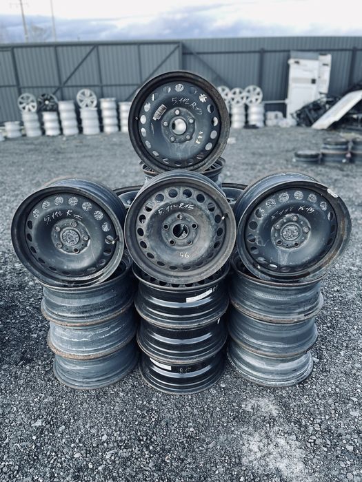 Диски металеві Гольф 4 Бора жилізні железни Golf 4 Bora R15 5.100 VW