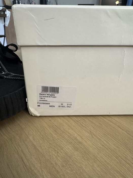 Maison Margiela Tabi Canvas Sneakers Black — Rozmiar 46 — Oryginalne!