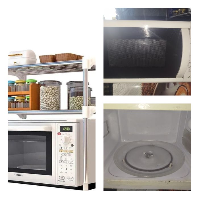 Продам микроволновку+полочка для микроволновки,цена за все!