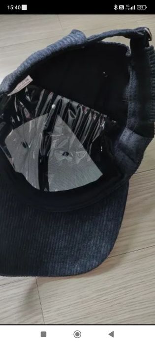 Hit czapka  Celina dżokejka bejsbolówka sztruks jesień czarna Unisex