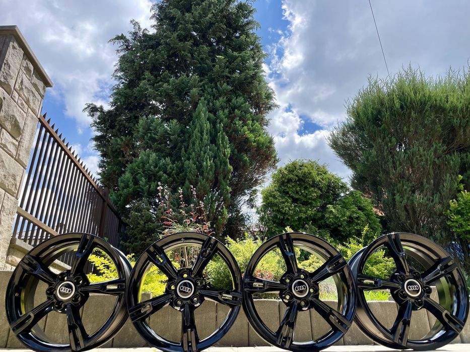 czarne vw 17 5x112 golf V VI seat leon skoda octavia audi a3 8p