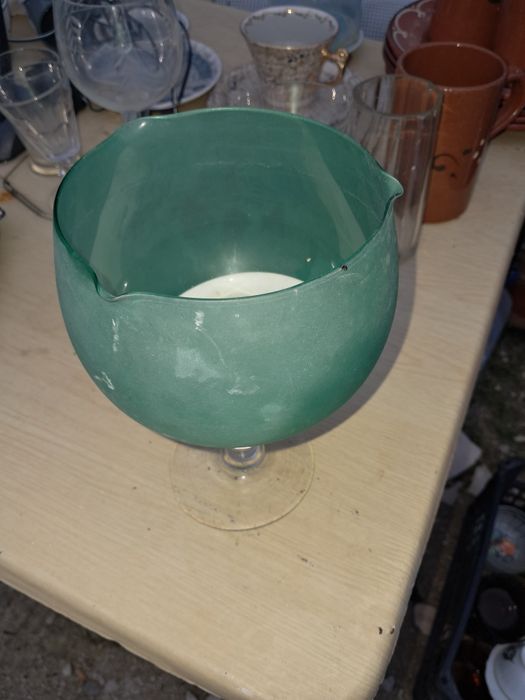 Green Balloon Glass