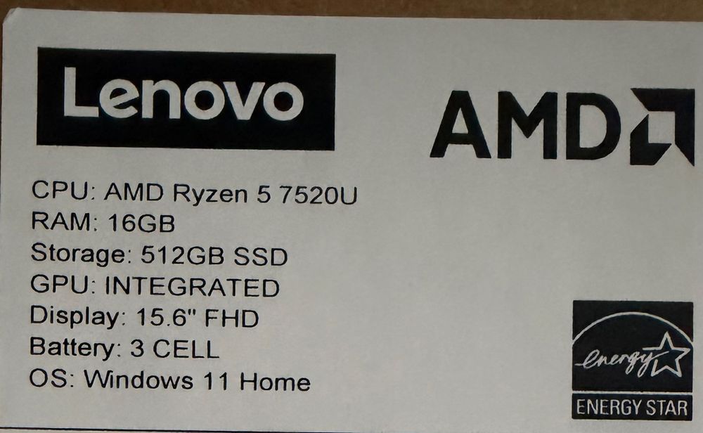 Portátil Lenovo IdeaPad Slim 3