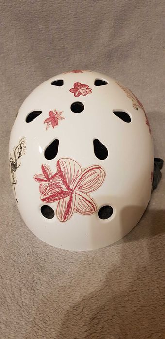 Kask Oxelo Play 5 biały 50-54cm rower rolki hulajnoga