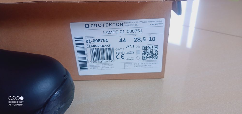 Buty taktyczne Protektor Lampo r.43 - 44 skóra naturalna+ goretex