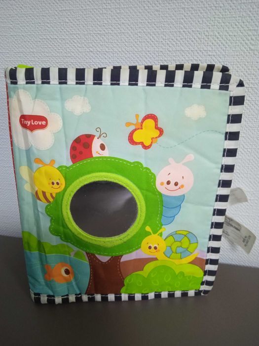 Розвиваюча книжка Tiny Love Лісове озеро дзеркальце пищалка гризун