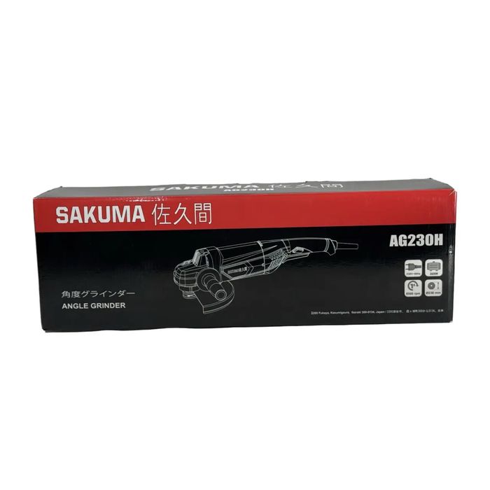 Болгарка Sakuma AG230H - 230мм - Японія! - плавний пуск - 2500Вт