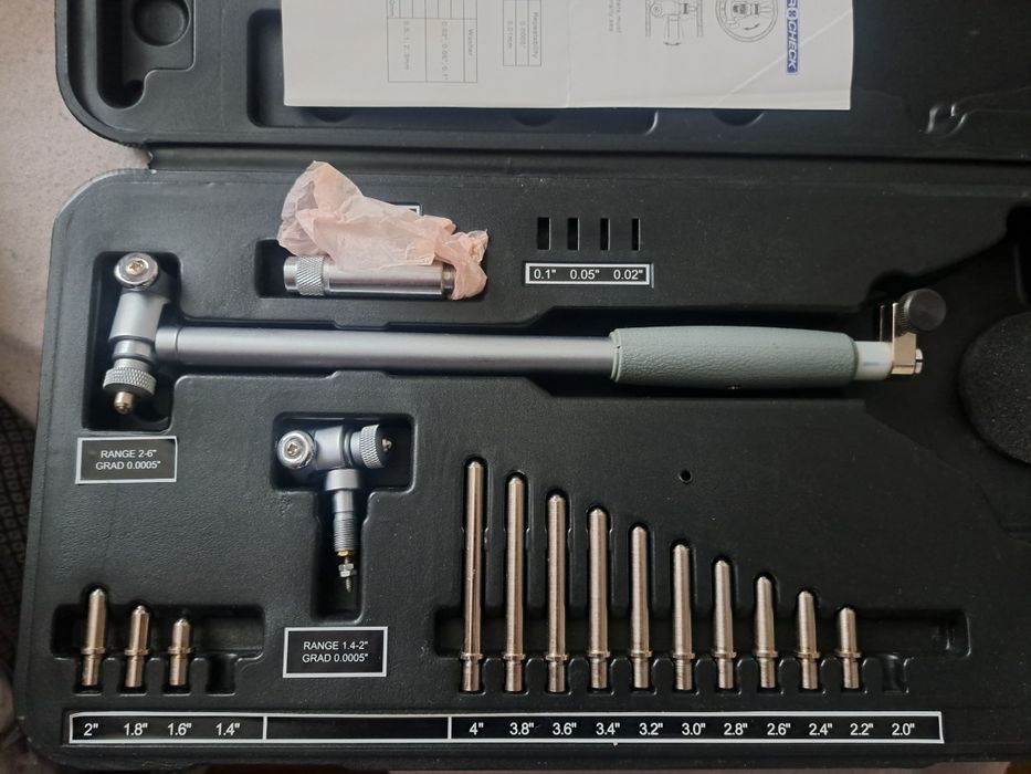 Нутромір індикаторний набір 35-150  17-38