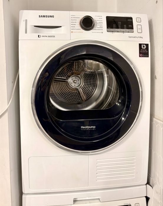 Suszarka Samsung 9 kg z pompą ciepła, Digital Inverter, bardzo dobry stan