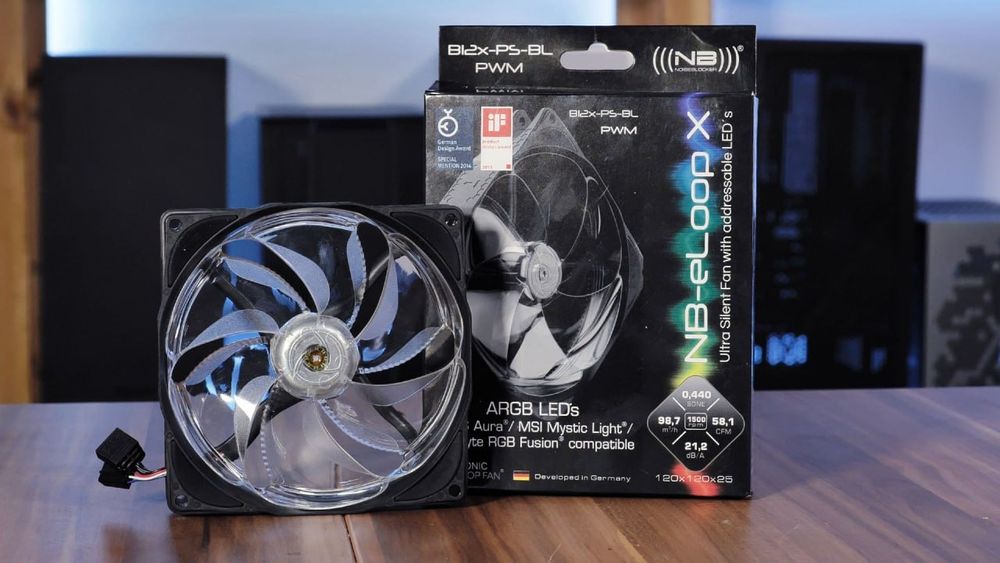 Вентилятор Noiseblocker NB-eLoop  ARGB LED 120mm