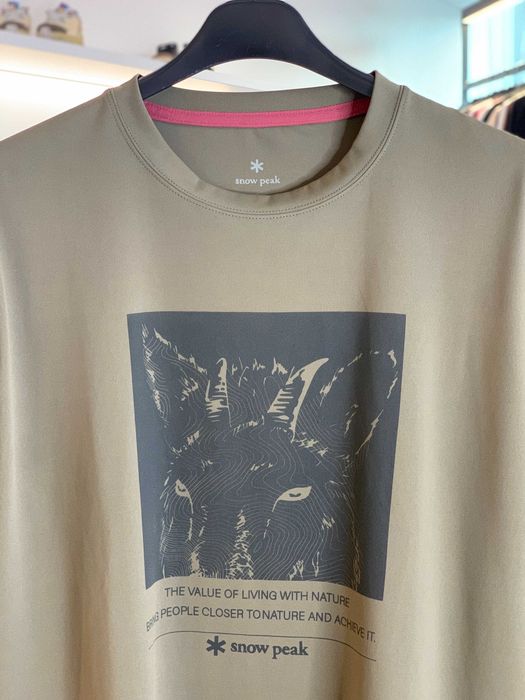 Футболка Snow Peak x Tonedtrout Graphic T-Shirt Olive