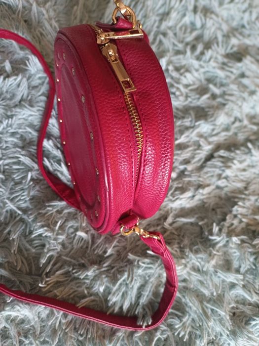 Czerwona mini torebka