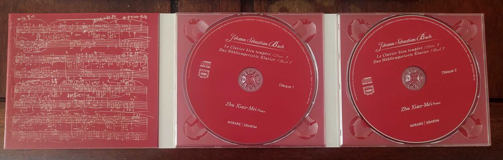 Bach: Le Clavier bien tempéré, Livre 1 (Zhu Xiao-Mei) Mirare 2 CDs